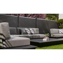  GroJa Lumino Rhombus GroJa Lumino Rhombus Bausatz 180x180 cm | Anthrazit DB 703 - Kartonverpackt 12466971